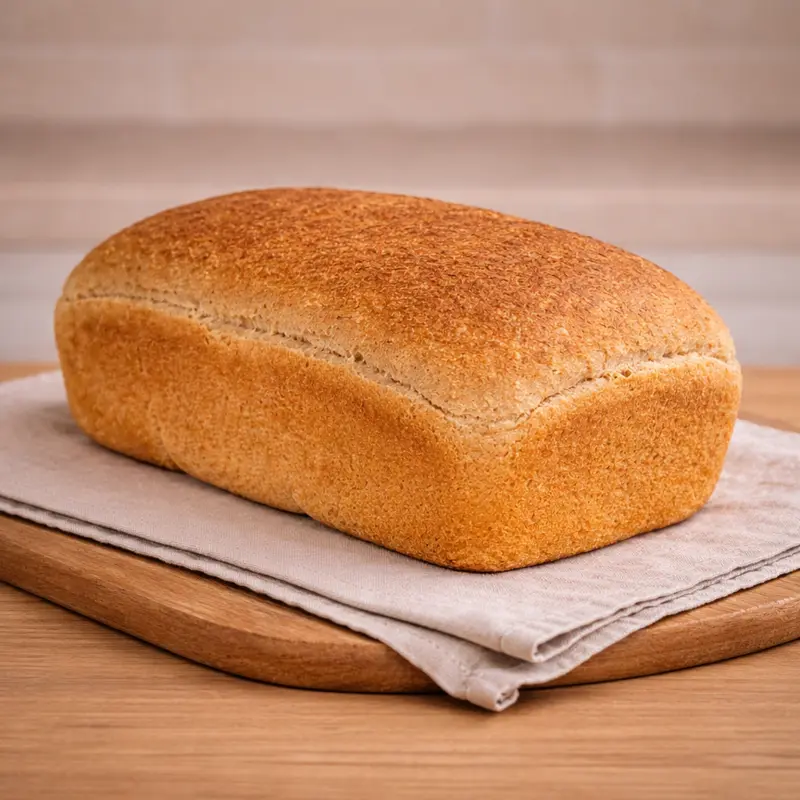 Loaf of fresh-milled sourdough country bread
