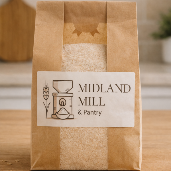 Hard White Flour — Freshly Milled Whole Grain