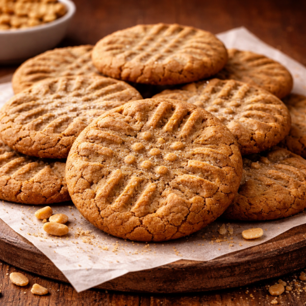 Fresh-Milled Peanut Butter Cookies (Dozen)