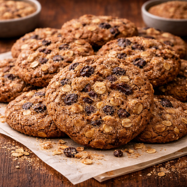 Fresh-Milled Oatmeal Raisin Cookies (Dozen)